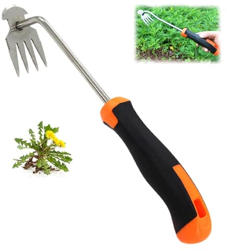 PTBWS Extractor Malas Hierbas Deshierbe,Jardinería Herramientas Deshierbe,Herramientas para Deshierbar,Deshierba Manual de Jardinería,Desherbador Manual de Acero Inoxidable.