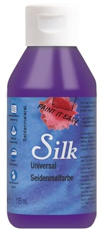 CREATIV DISCOUNT NEU PAINT IT EASY Bügelfarbe/Seidenmalfarbe, 125 ml, Aubergine