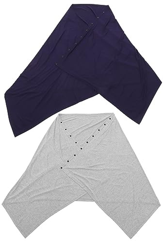 BESTonZON 2 Pezzi Scialle Per Allattamento Copertura Per Allattamento Coperture Per Allattamento Per Allattamento Poncho Per Allattamento Scialle Per Donne Copertura Per Carrello Della