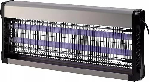 ZANZARIERA ELETTRICA PROFESSIONALE DA 50W LAMPADA UV ANTIZANZARE E MOSCHE 67X27 CM