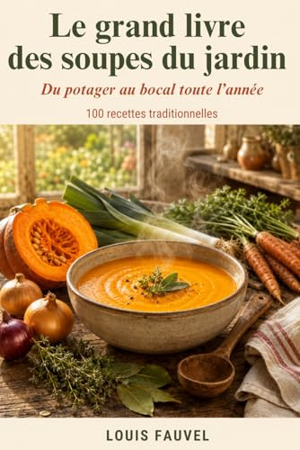 Le grand livre des soupes du jardin: Du potager au bocal toute l'année 100 recettes traditionnelles