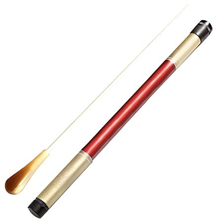 WOGOD Music Conductor Batons,Imitation Agate Handle Orchestra Conducting Baton Music Batons (Brown)