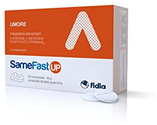 SameFast UP - Integratore Alimentare per il Tono dell’Umore, Contribuisce a Ridurre Stanchezza e Affaticamento, Senza Glutine e Lattosio, Confezione da 20 Compresse Orosolubili Gusto Lime