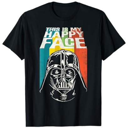 Star Wars Darth Vader This is My Happy Face Funny T-Shirt
