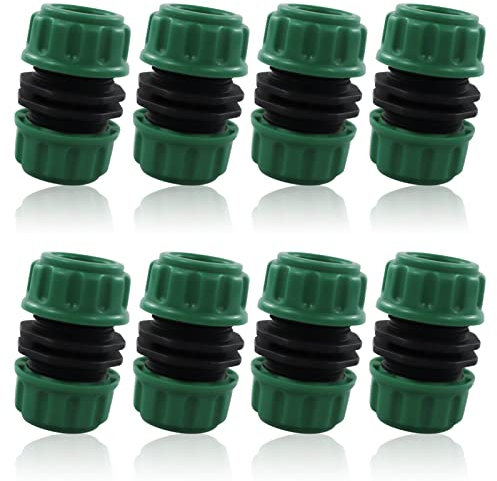 SZCXDKJ 8 PCS Green Plastic 1/2 Inch Quick Connect Hose Pipe Fittings