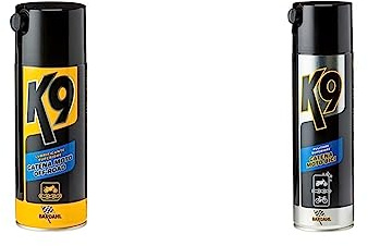 Bardahl K9 - Lubrificante Spray Superiore, Lubrificante Catena Moto da off-Road & K9 - Pulitore Catena Bici Superiore, Sgrassatore Catena Bici e Moto, Rimuovere Morchie