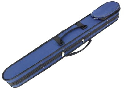 Oshhni Scatola per arco, custodia per arco verticale per contrabbasso con manico, borsa imbottita per arco per contrabbasso resistente per campeggio da, BLU