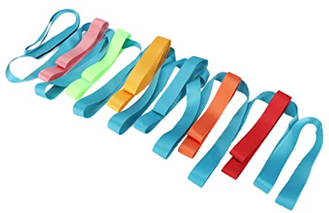 Luocute Barnpromenadrep, Säkerhetslina för Förskolebarn | Colorful Handles, 12 Child Capacity, Durable Webbing, with Teachers Handles for Daycare Outdoor