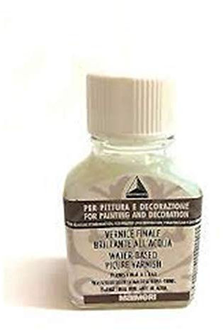 Vernice Finale Brillante All'Acqua 75 Ml 668 Per Pittura A Olio E Acrilica