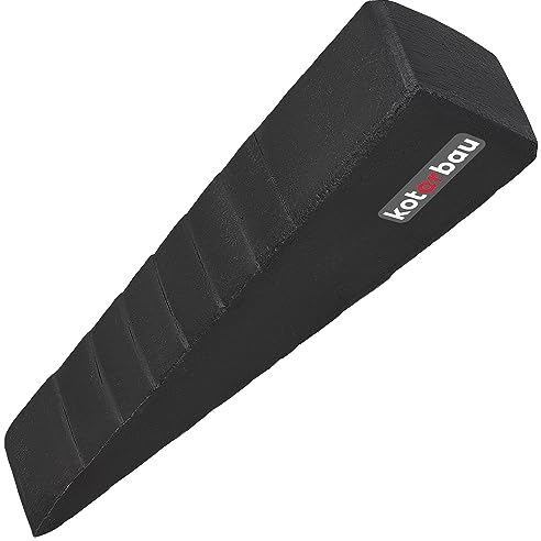 KOTARBAU® Cuña de Acero Forjado 225 mm 3,0 kg Cuña Granada de astillado Cortador de leña Cuña de astillado Cuña de tala Cuña de leña Cuña de reintroducción Cuña de Empuje para talar y astillar Madera