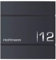 Frabox Briefkasten anthrazit-grau RAL 7016 XXL personalisiert mit Namensschild Hausnummerschild aus Edelstahl mit Zeitungsfach/Zeitungsrolle Lens Made in Germany