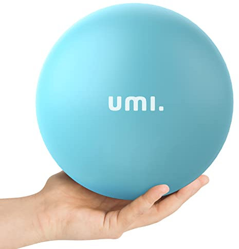 Umi Soft Pilates Ball, 23-25cm/9 Inch, Small Exercise & Yoga Ball with Inflatable Straw for Core Training, Balance, Stability