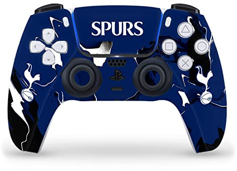 Head Case Designs Officially Licensed Tottenham Hotspur F.C. Marble Logo Art Vinyl Faceplate Sticker Gaming Skin Decal Cover Compatible With Sony PlayStation 5 PS5 DualSense Controller