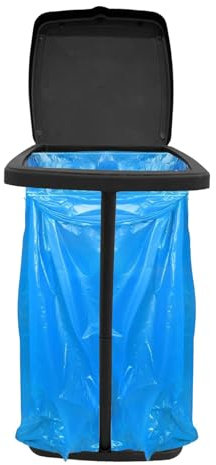 Bin Bag Stand - Garbage Bag Holder | Rubbish Bag Holder, Retractable Garbage Holder Leaves Storage Frame, Standing Sack Holder & School Bin For Yard And Lawn Cleanup Camping