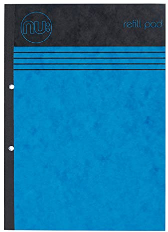 NU: Notebooks - Craze Cloud Range - Refill Pad - A4 Blue Notebook - Stationery Notebooks - Ruled Notepad - 110 Pages