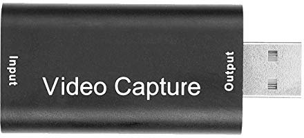 Video Capture Card, 4k Input 1080P Output Video Capture Card with USB2.0 Interface, Real Time Capture Card Suitable for VLC/OBS/Amcap Software