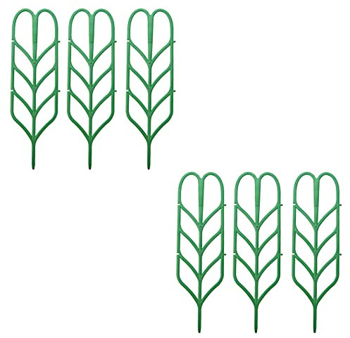 ZXNQ 6 Pièces Treillis Jardin, Cadre de Support d'escalade, Mini Cadres de Treillage, pour Plantes Grimpantes, Support pour Outils de Jardin