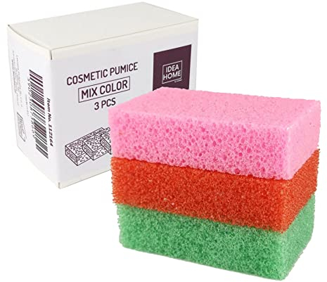 LEVIATAN - Confezione da 3 pietre pomice per i piedi, pietra pomice standard per la cura dei piedi