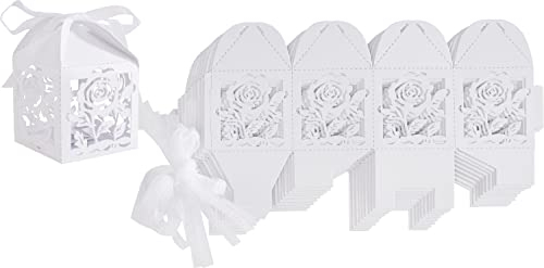 Filigrane Faltboxen Rosen, 10 Stück