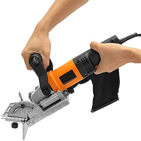 760W Woodworking Tenoning Machine Wood Biscuit Joiner Wooden Slotting Machine for Docking Board