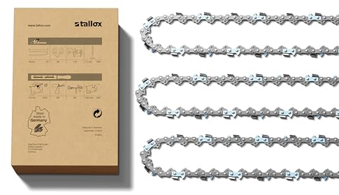 3 cadenas de sierra tallox de 1/4 pulgadas, 1,1 mm, 64 TG, 30 cm, versión 2025, compatible con motosierras Stihl MSA 60 MSA 70 MSA 120 MSA 140 MSA 160 MSA 200 MS 151