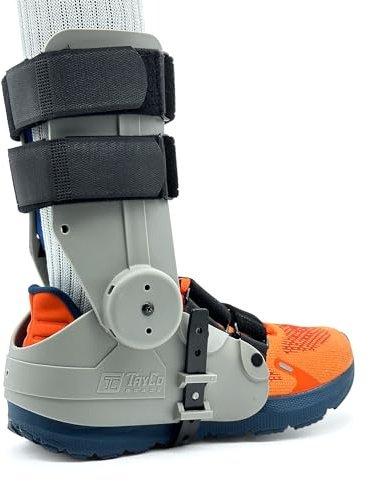 TayCo Over-the-Shoe RecoverX Ankle Brace, Alternative to Walking Boot and other AFOs, Adjustable External Ankle Support Brace, Unisex, Comfortable, Stable, Improve Gait and Balance (XL, Left)
