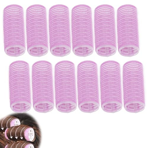 EIHI Lockenwickler Klein, Lockenwickler Selbsthaftend, Haftwickler,12 Stück