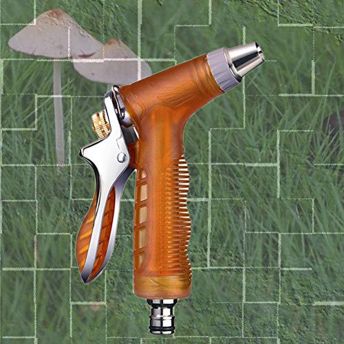 CONGRUI Pistola rociadora de manguera de jardín, pistola de riego de alta presión para jardín expandible (juego de pistola de agua + tubo de resorte de 40 m)