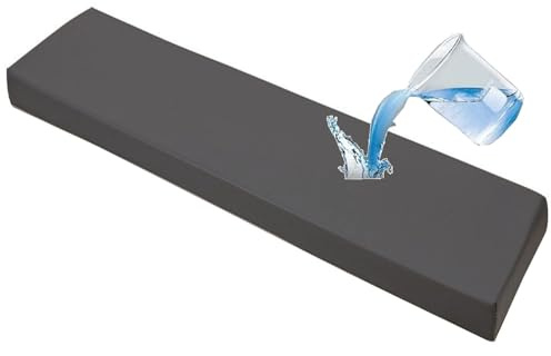 ZZDZW Bankauflage wasserdichte,Sitzkissen Outdoor & Indoor Bankpolster Bank Bankkissen Sitzauflage Sitzbank Auflage Fur Banke Kissen Kissenauflage for Küchenbank Gardenbank(Dark Gray,100x30 cm)