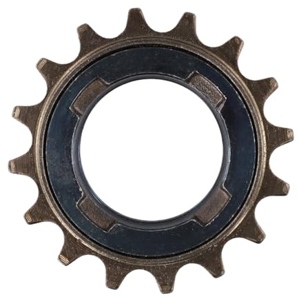 MeevrgR Piñón eléctrico de acero de una sola velocidad 16T para bicicleta eléctrica y engranaje fijo para bicicleta, compatible con cubo de 16 dientes