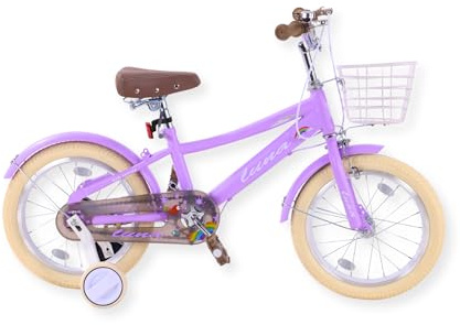 Buxibo - Vélo pour Filles - Luna - 16 Pouces - Violet
