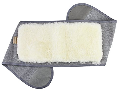 FakeFace Men Women Winter Thicken Thermal Cashmere Waist Binder Lumbar Support Belt Rheumatic Back Pain Thermal Brace Abdominal Stomach Kidney Warmer Protector Band Grey