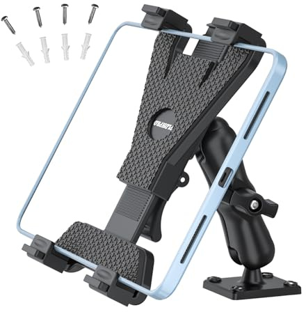 PLDHPRO Support de tablette, support de tablette réglable robuste compatible avec iPad, Samsung Galaxy Tab et autres tablettes de 7 à 12,9 pouces pour véhicules utilitaires, camions