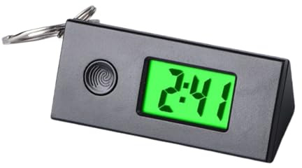 Keychain Clock | Keychain Clip Portable Digital Watch | Multi-Purpose Lightweight Sports Accessories for Outdoor Activities Daily Use