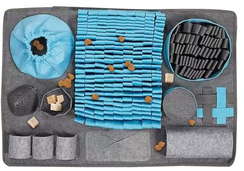 Generico Tappeto Annusare per Cani | Gioco Interattivo Cibo per Noia,Tappeto Sensoriale Intrattenimento Casa Interno