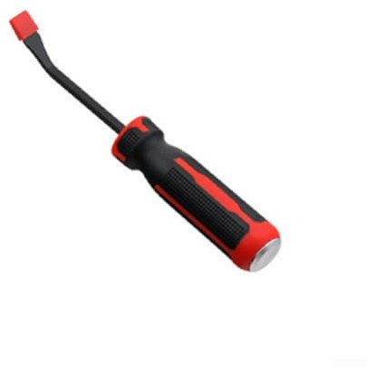 Juego de palancas de acero al cromo vanadio con agarre antideslizante y mango de tapa de golpe más grueso diseñado para quitar clavos, zócalos, azulejos de pared y puertas atascadas (8 pulgadas)