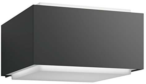 Philips Hedgehog Wandleuchten für den Außenbereich, E27-Fassung, wasserfest, anthrazit, IP44 wetterfest