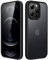 JETech Matte Case for iPhone 12 Pro Max 6.7-Inch, Shockproof Military Grade Drop Protection, Frosted Translucent Back Phone Cover, Anti-Fingerprint (Black)