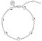RADLEY Womens Silver Plated Heart link Charm Bracelet