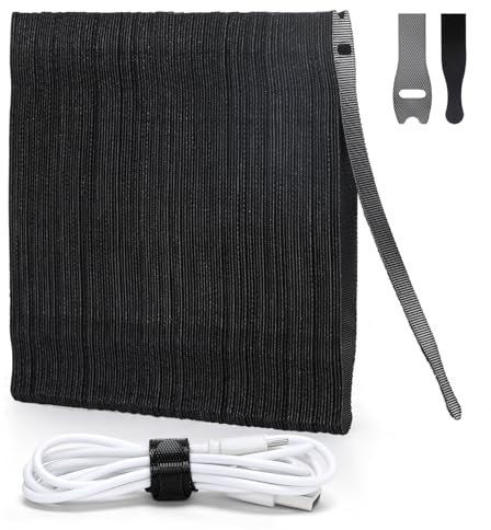 Zivacate Bridas Reutilizables para Cables, 15 cm Bridas Cables, 120 Piezas Organizador para la Gestión de Cables, Bridas Multiusos para Hogar y Oficina, Negro Mate