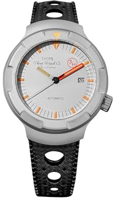 Thorn Automatische Herrenuhr T011 41 mm, Taucheruhr aus Titan Klasse 2 mit Datum, PT5000-Uhrwerk, Saphirglas, 200 m Wasserdicht, Superleuchtend