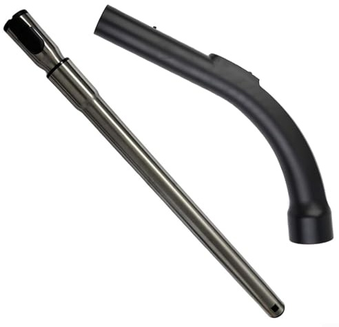 Gettimore Kit de poignée d'extension réglable pour aspirateurs Miele C1 C3 C2 62-103 cm Tube d'aspiration télescopique avec régulateur d'air