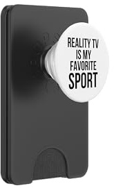 Reality Tv is My favorite sport Reality show fan humor PopSockets PopWallet for MagSafe