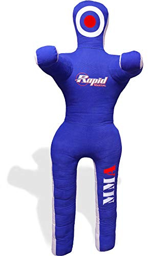 Brottningsdummy BJJ brottningsdummy boxningssäck inlämning MMA brasiliansk Jiu Jitsu Judo Karate kastande boxningsdummy dummies - OFYLLD 5 fot