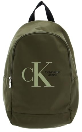 Calvin Klein sac à dos de loisirs pour ordinateur portable Sport Essential Round Backpack Burnt Olive vert