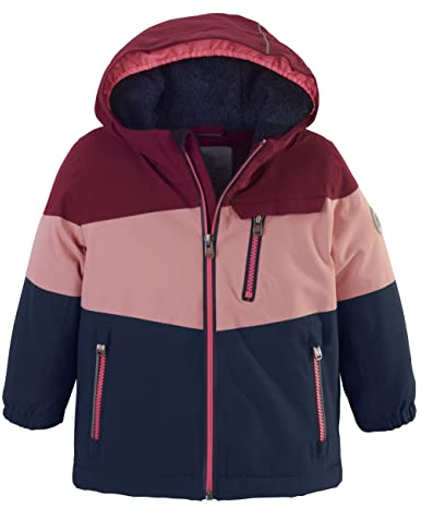 Killtec Unisex Fisw 3 Mns Jckt Skijacke/ Funktionsjacke Mit Kapuze Und Schneefang, Brombeere, 98-104 EU