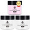 MAGIC ARMOR 3PCS Acrylic Powder Set Klar-Rosa-Weiß 20g, Acrylpulver für Nägel Langsame Aushärtung, Professionelle Acrylpulver und Acryl Liquid für 3D French Nail Manicure Extension DIY Nail Carving