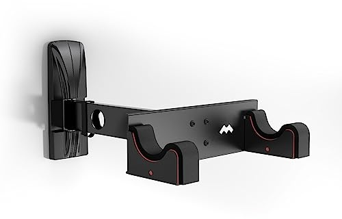 Meliconi MyBike Supporto Salvaspazio per Bicicletta da Parete, Supporto Portabici da Muro da Esterno e Interno, Supporto Richiudibile, Telaio in Acciaio, Portata 30 kg, Made in Italy