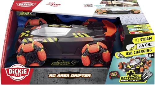 Dickie 201105012 - Vehículo RC - Area Drifter - Vehículo controlado por Radio - Función de rotación 360°