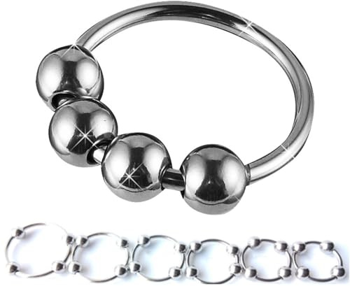 Anneau pénien en métal, ensemble de 6 pièces, corde raide de chasteté en acier inoxydable, verrouillage du sperme, pour hommes, couples durables ou jouets sexuels masculins 2